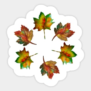 Autumn Leaves Sticker
